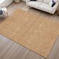 Dalyn Rug Company Soft Essentials Solid Copper 9" x 12" Area Rug, , large