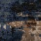 RIZZY Evolution Teal, Grey, Black, Brown, Beige and Ivory 10" x 14" Area Rug, , large