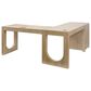 Wycliff Bay Canyon Drive Office L-Shaped Desk in Natural Oak, , large