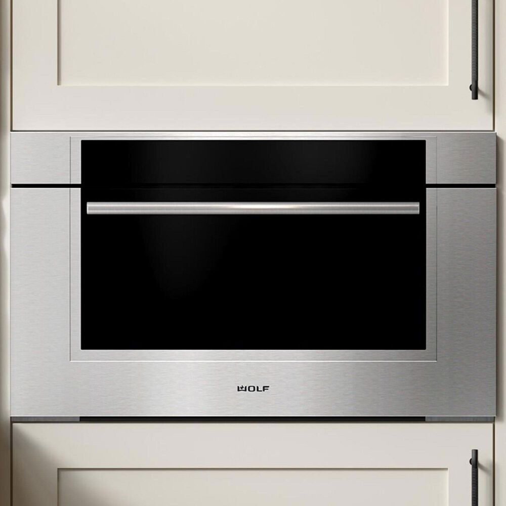 Wolf Appliances 1.6 Cu. Ft. M Series Transitional Drop-Down Door Speed Oven in Stainless Steel, , large