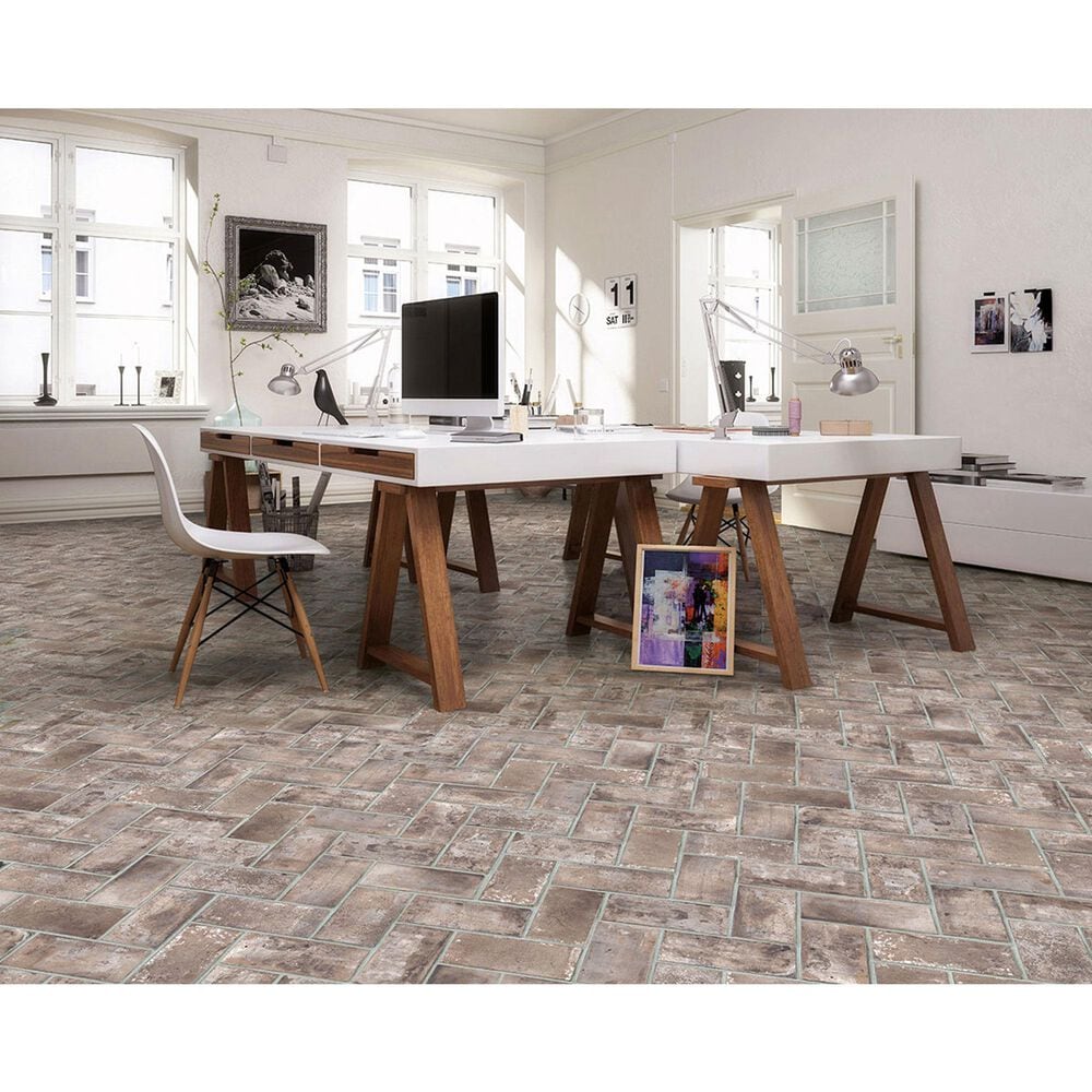 MS International Brickstone Taupe 5&quot; x 10&quot; Porcelain Tile, , large