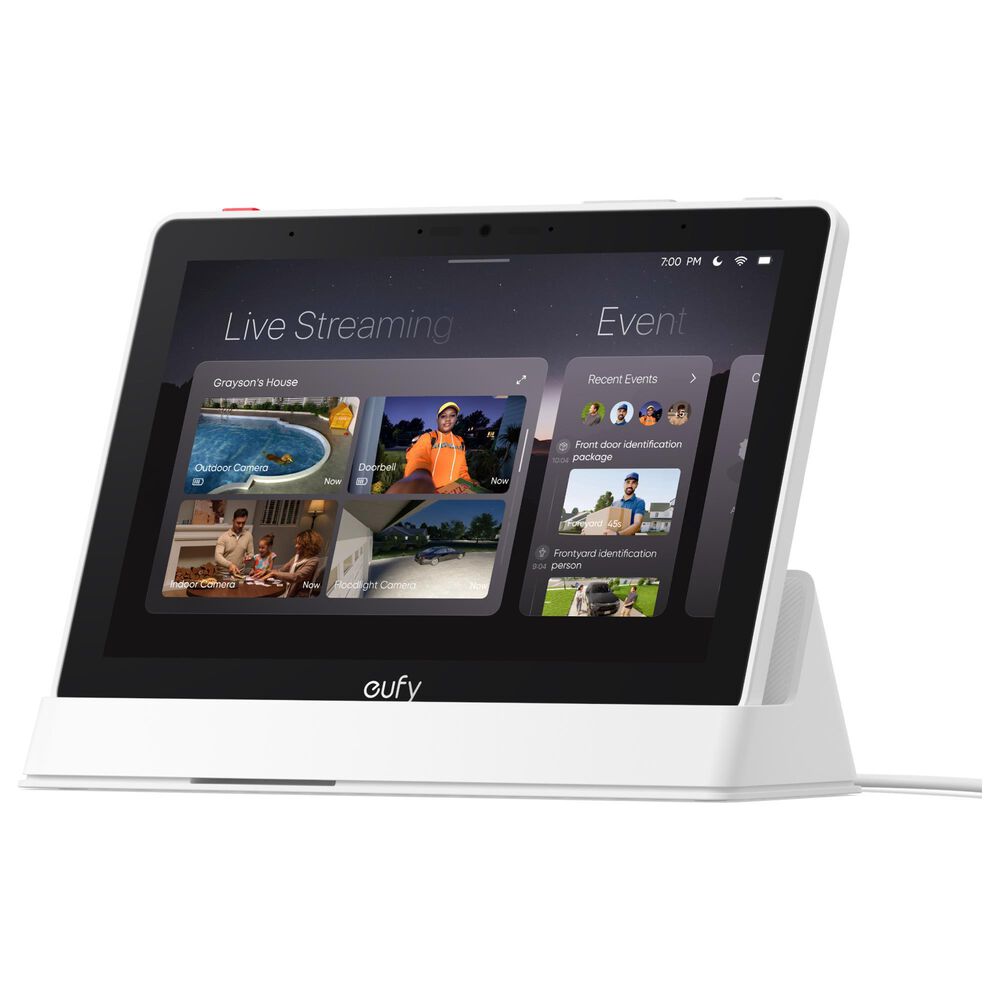 eufy 8" All-in One Smart Home Hub E10 Smart Display with Control Panel in Black, , large