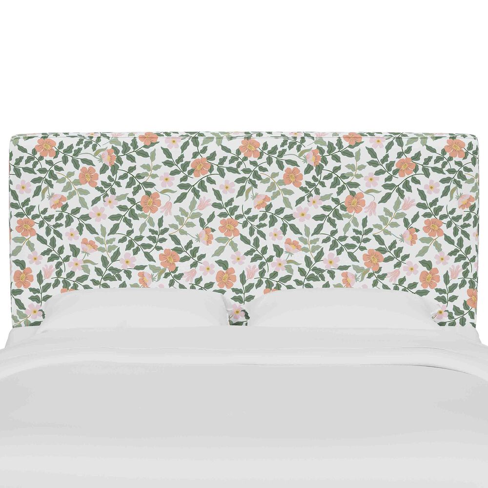 Skyline Furniture Elly California King Headboard in Primrose Blush and Cream, , large