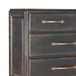 Hooker Furniture Americana 7-Drawer Dresser in Black and Antique Bronze, , large