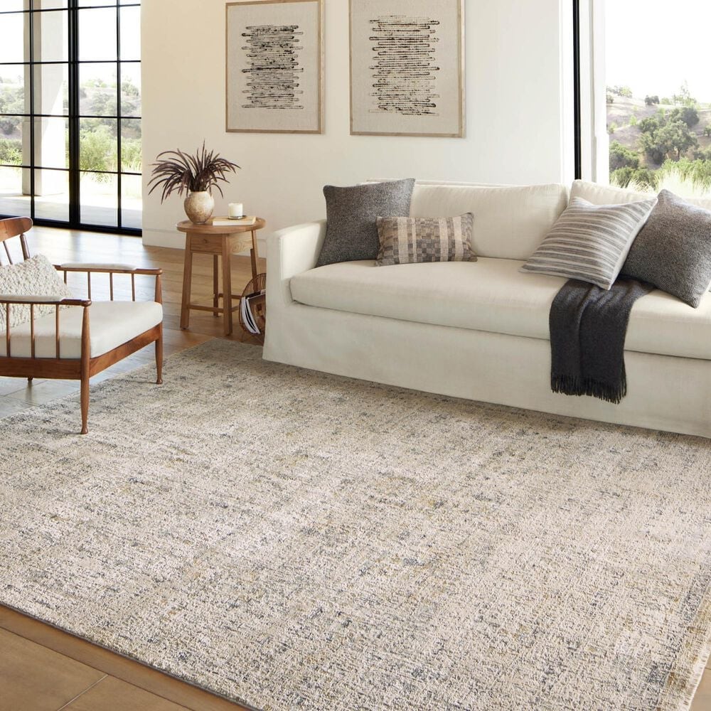 Amber Lewis x Loloi Alie 5&#39;3&quot; x 7&#39;9&quot; Sand and Sky Area Rug, , large