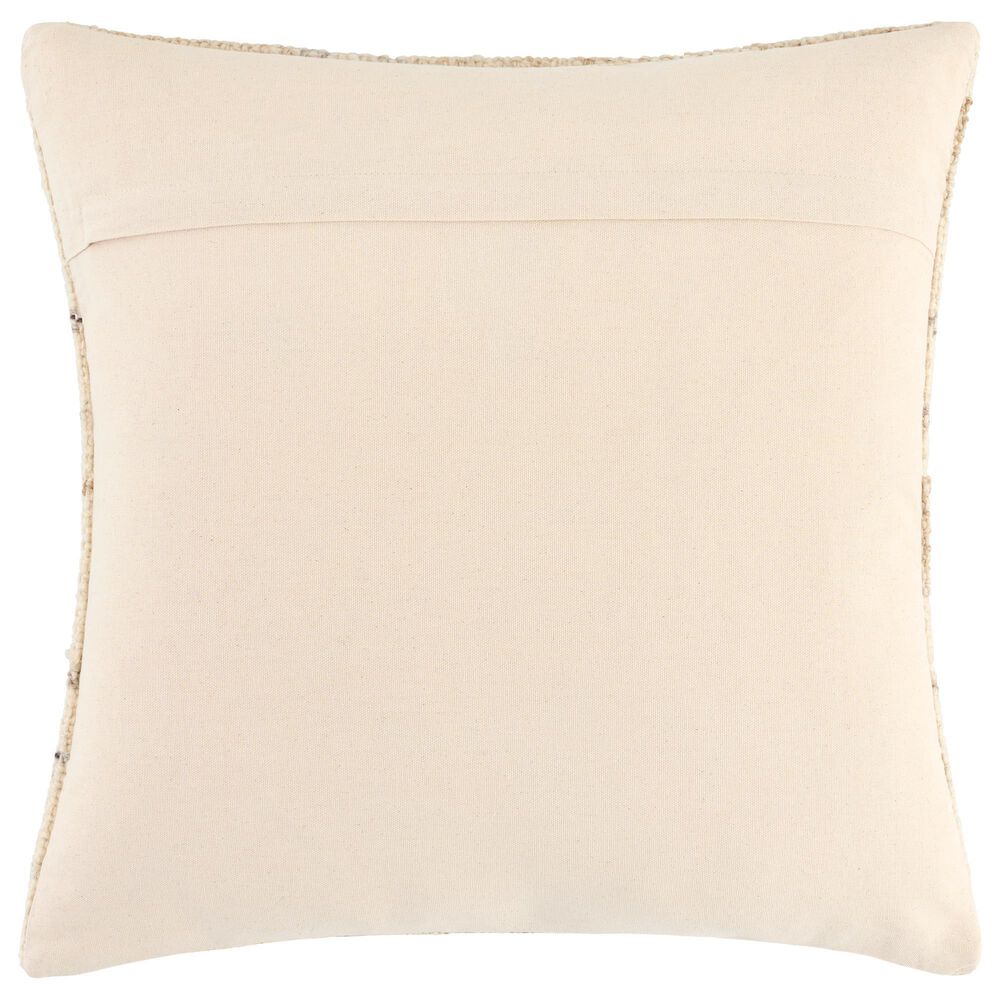 Surya Ladera 22" Square Throw Pillow in Brown, Tan, Cream and Natural, , large