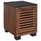 Ashley Kallari Chair Side End Table in Warm Brown and Matte Black, , large