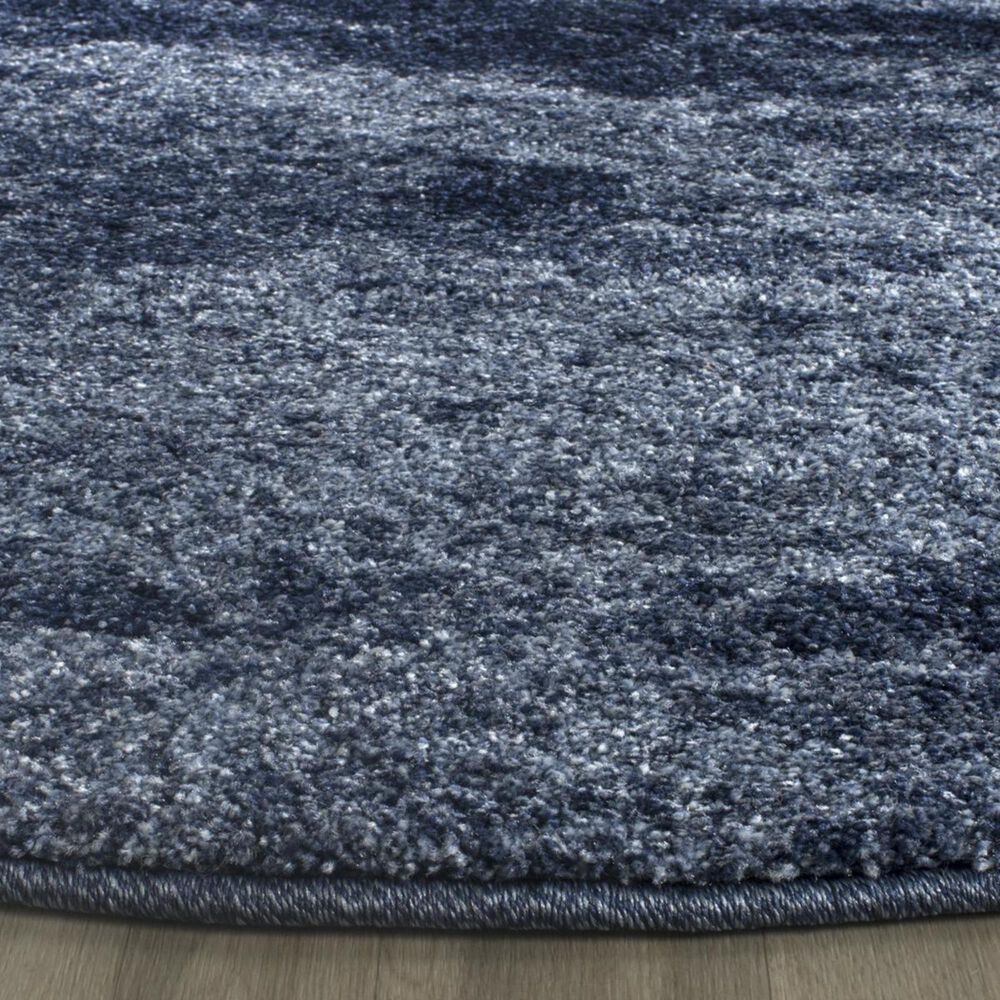 Safavieh Retro RET2891-6065 4&#39; Round Light Blue and Blue Area Rug, , large