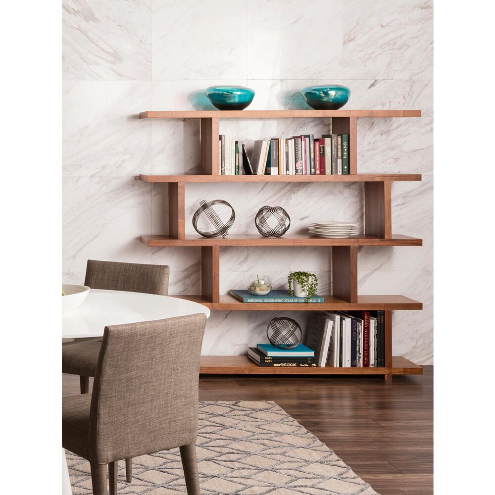 Moe&#39;s Home Collection Miri 12-Shelf Bookcase in Brown, , large