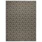 Nourison Horizon HOZ01 Charcoal 8" x 10" Indoor/Outdoor Area Rug, , large