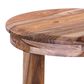 Porter Design Sonora Round End Table in Harvest Brown, , large