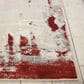 Nourison Maxell MAE14 9"3" x 12"9" Ivory and Red Area Rug, , large