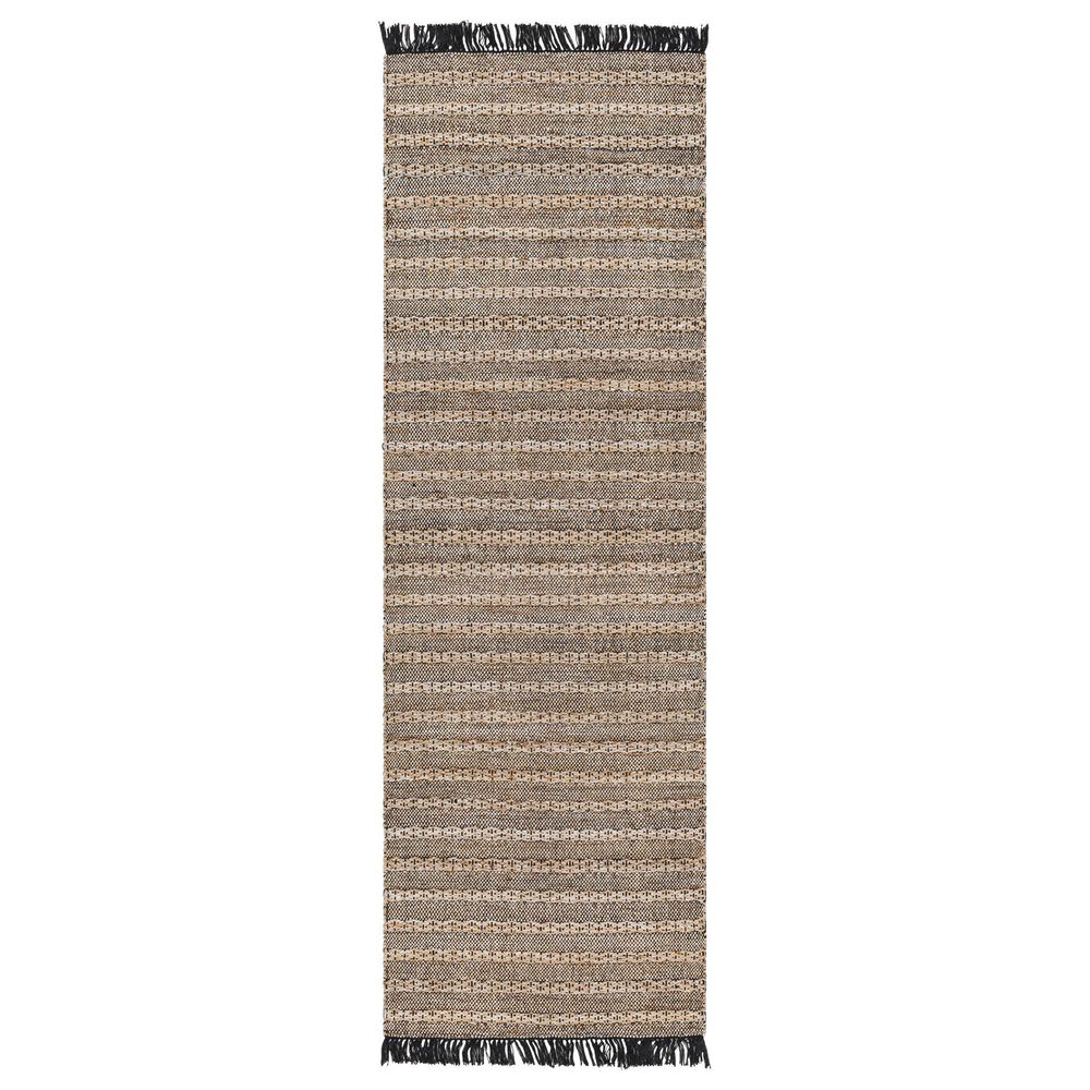 Surya Azalea 2"6" x 8" Taupe, Brown, Black and Charcoal Runner, , large