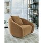Ashley Yahya Swivel Accent Chair in Camel, , large