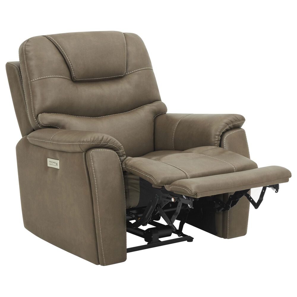 Steve Silver Adelaide Dual-Power Recliner in Caramel, , large
