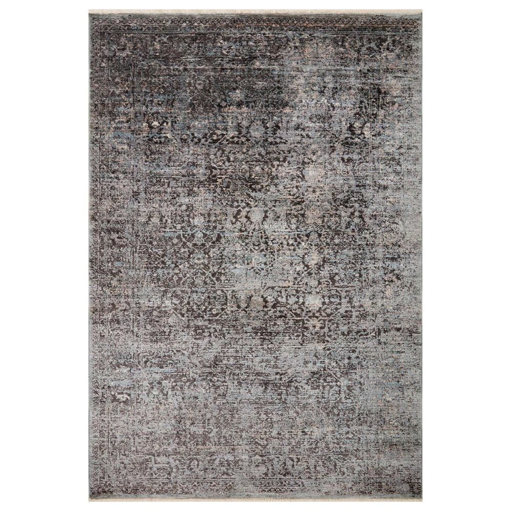 Loloi Sonnet 2"6" x 4" Charcoal and Mist Area Rug, , large