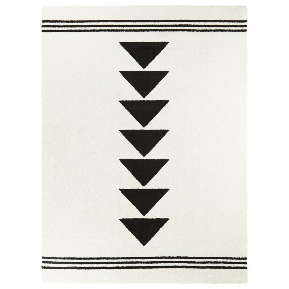 Balta Rugs Everett 5"3" x 7" Black Area Rug, , large