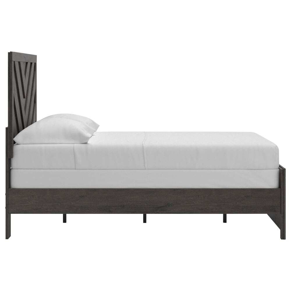 Ashley Prendonea Full Panel Bed in Dark Charcoal, , large