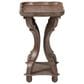 Baxton Studio Yannick End Table in Antique Brown, , large