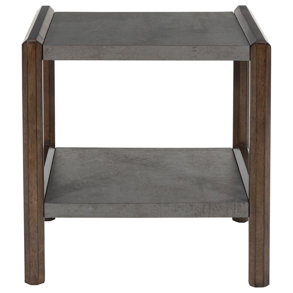Ashley Kallenny End Table in Dark Brown and Gray, , large