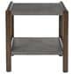 Ashley Kallenny End Table in Dark Brown and Gray, , large