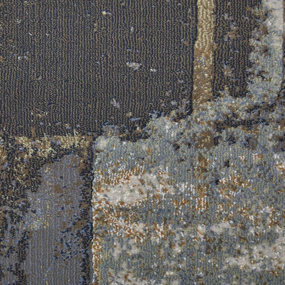 Feizy Clio 39LUF 7&#39;9&quot; x 10&#39; Gray and Multicolor Area Rug, , large