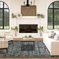 Amer Rugs Nuit Arabe 8" x 10" Carolina Indigo Area Rug, , large