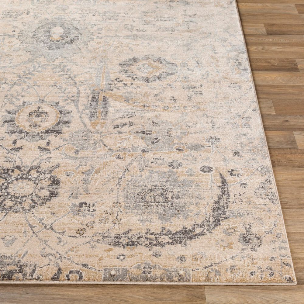 Surya Indigo IGO-2319 6&#39;9&quot; x 9&#39; Black, Gray and Beige Area Rug, , large
