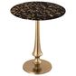 Tov Furniture Goathide Side Table in Black and Gold, , large