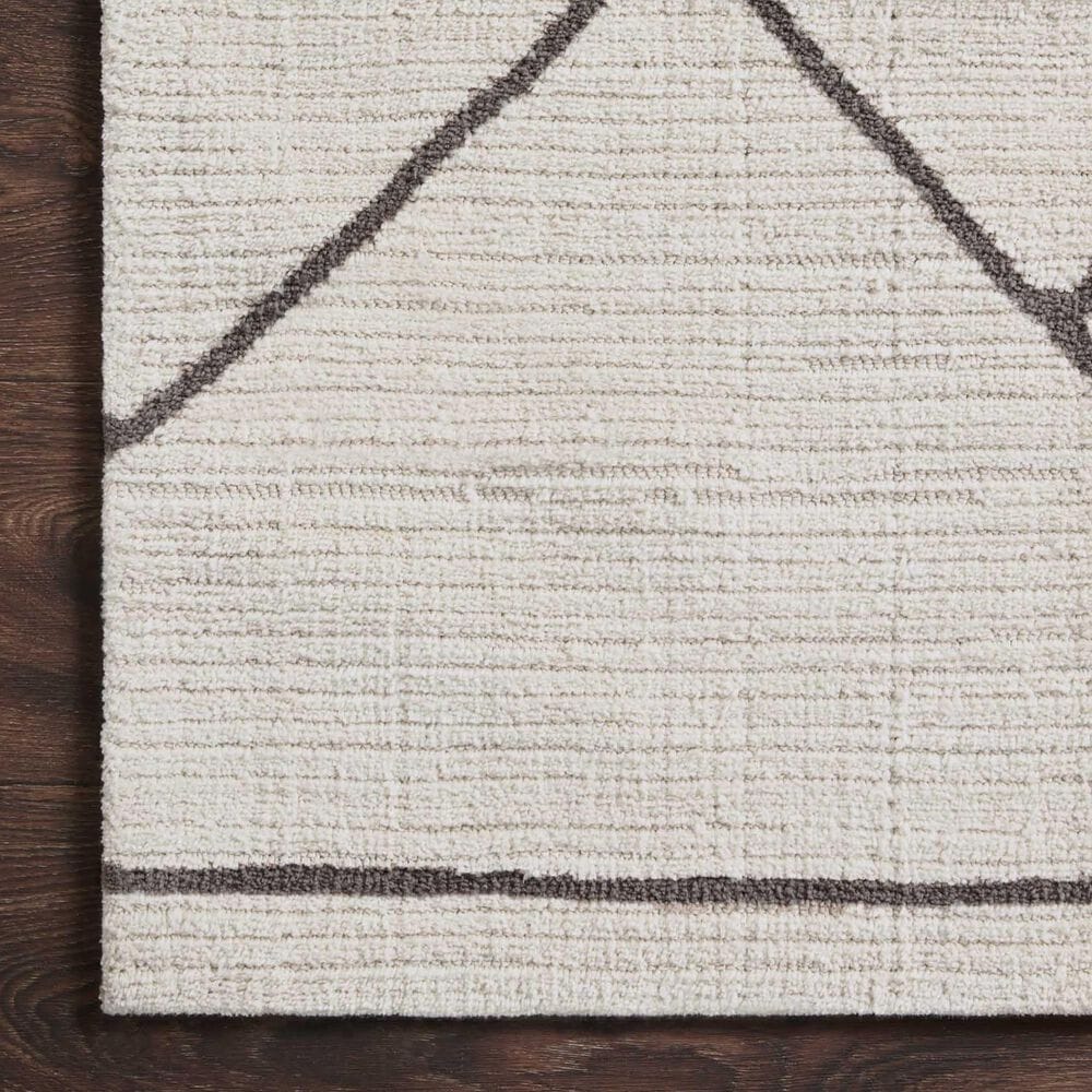 Magnolia Home Logan 8&#39;6&quot; x 12&#39; Ivory and Charcoal Area Rug, , large