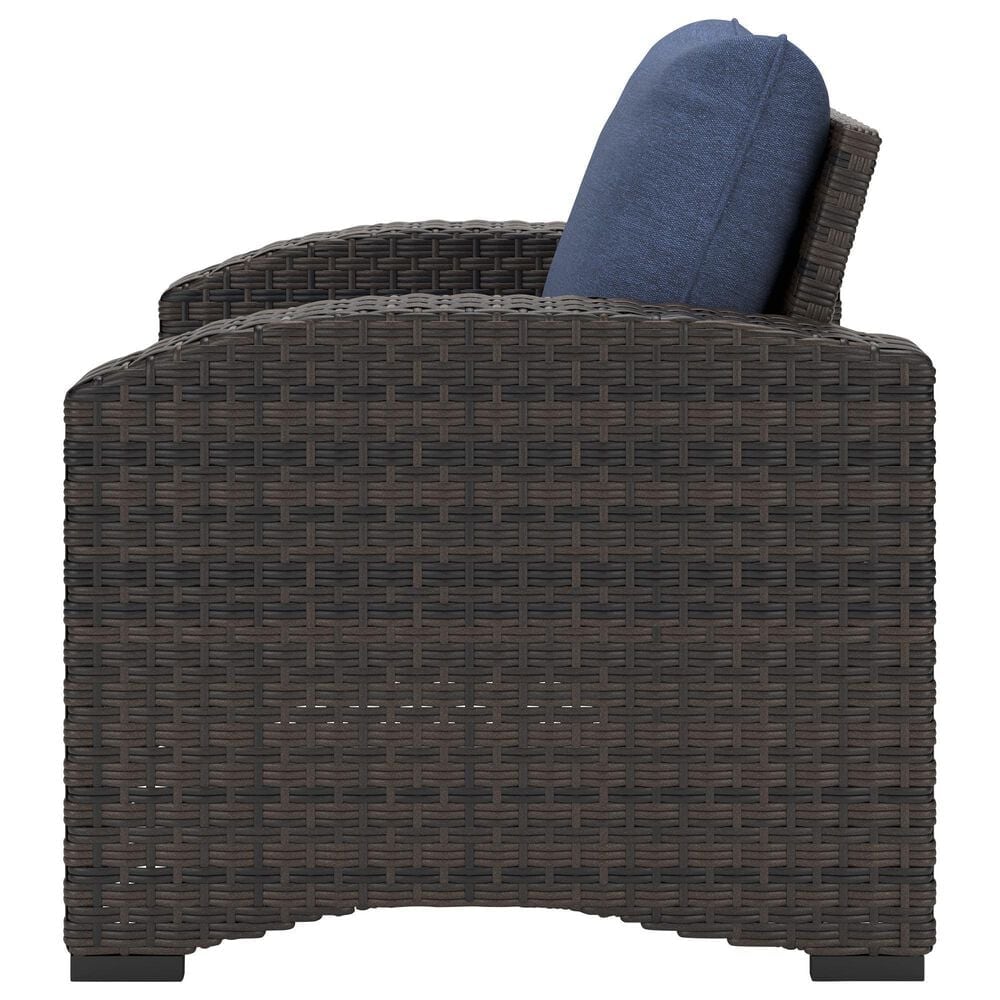 Ashley Windglow Patio Lounge Chair in Brown, , large