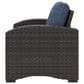 Ashley Windglow Patio Lounge Chair in Brown, , large
