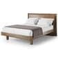 BDI Kava Queen Platform Bed and Two Nightstands in Natural Walnut, , large