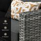 HOMLUX 6-Piece Outdoor Sofa Set in Black, , large