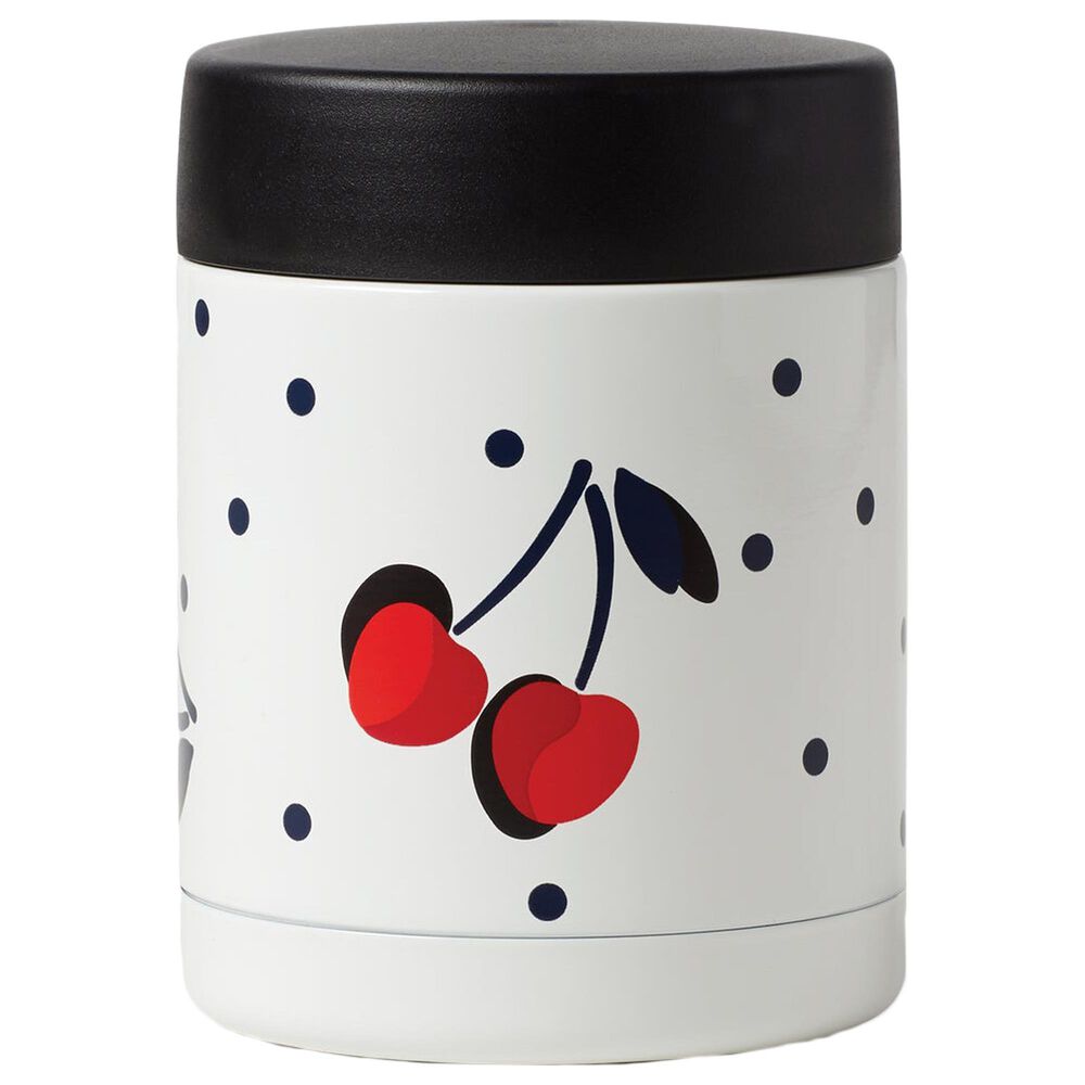 Kate Spade New York Vintage Cherry Dot Insulated Food Container, , large