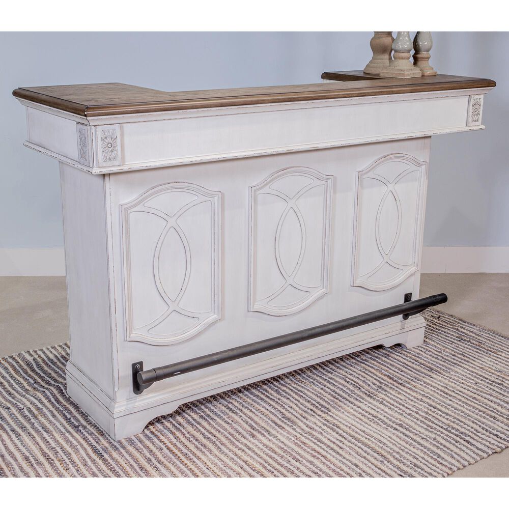 Signature Design by Ashley Realyn Bar in Chipped White, , large