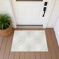 Dalyn Rug Company Soft Essentials Plaid Wheat 1"8" x 2"6" Indoor/Outdoor Area Rug, , large