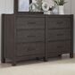 Riva Ridge Mill Creek 6 Drawer Dresser in Carob, , large