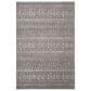 Safavieh Tulum TUL263F 5"3" x 7"6" Dark Grey and Ivory Area Rug, , large