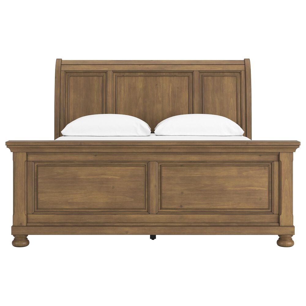 Ashley Feddinger California King Sleigh Bed in Chestnut Brown, , large