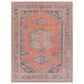 Surya Colin 7"10" x 10"2" Burnt Orange, Blue, Pale Blue and Tan Area Rug, , large