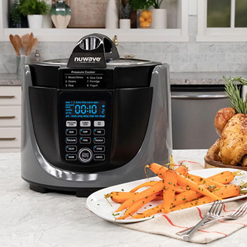 NuWave Duet Air Fryer-Pressure Cooker Combo in Gray