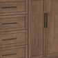 Hawthorne Furniture Oslo 4-Drawer Gentleman"s Chest in Weathered Chestnut, , large