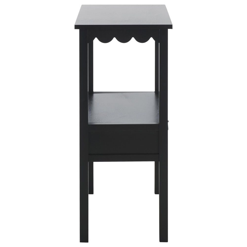 Safavieh Haven Low Drawer End Table in Matte Black, , large