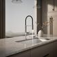 Kohler Components Semi-Professional Kitchen Sink Faucet in Vibrant Stainless, , large