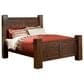 Tiddal Home Trestlewood 3-Piece King Poster Bedroom Set in Mesquite Pine, , large