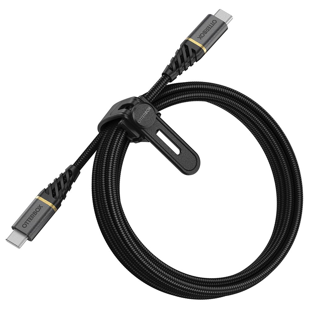 Otterbox Premium USB-C to USB-C Fast Charge 2 meter Cable in Glamour Black, , large