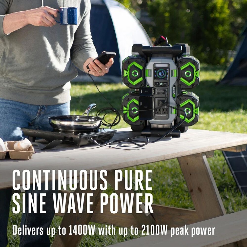 EGO POWER+ Nexus 1400W Portable Power Station, Includes (2) 56V 6.0Ah Batteries, Charger Not Included, , large