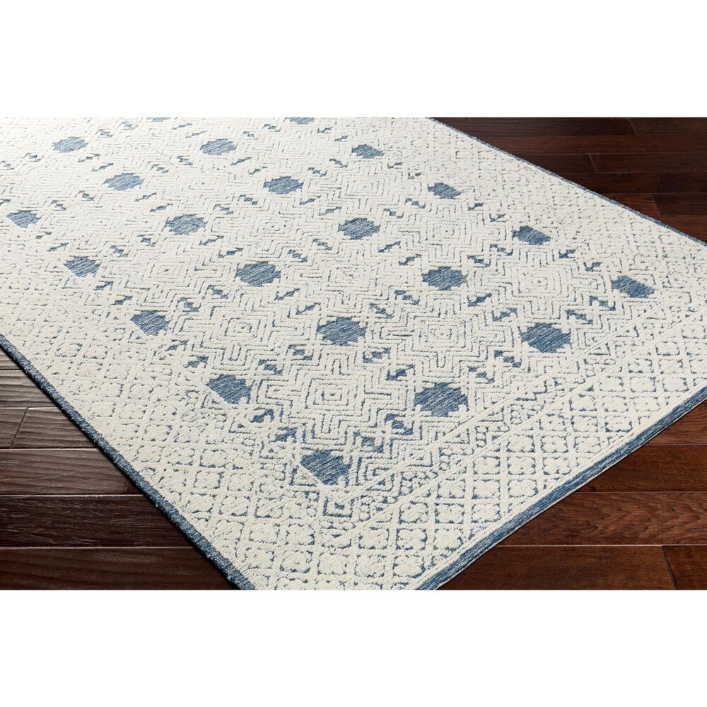 Surya Louvre Dark Blue, Cream and Pale Blue 10&#39; x 14&#39; Area Rug, , large
