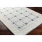 Surya Louvre Dark Blue, Cream and Pale Blue 10" x 14" Area Rug, , large